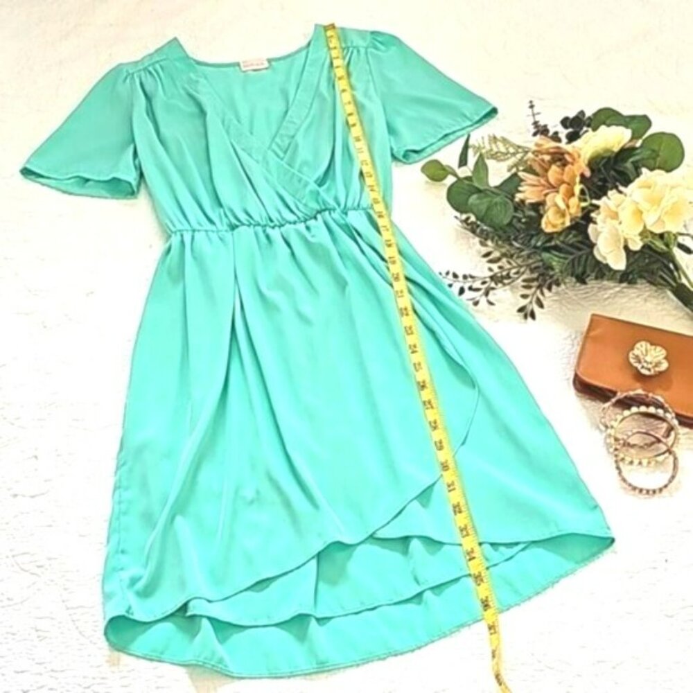 Gabriella Rocha Aqua Mini Dress - Picture 6 of 11